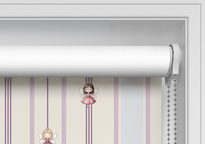 Fairy Cakes, Fairy Stripe Sponge - Twist&Fit Roller Blind - Image 10